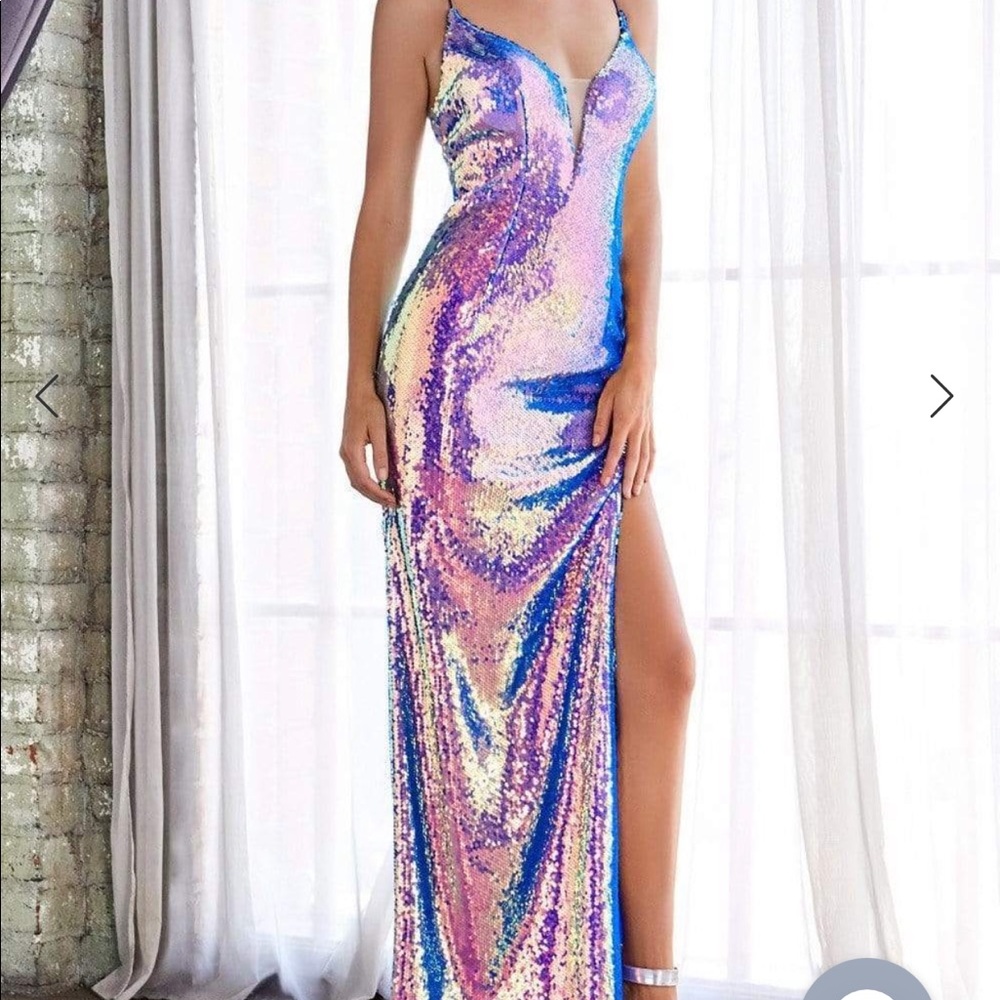 Cinderella Devine Iridescent Prom Dress